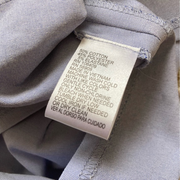 NEW Antonio Melani Tiered Blouse Convertible Strapless Baby Blue Size Medium NWT - Picture 8 of 8